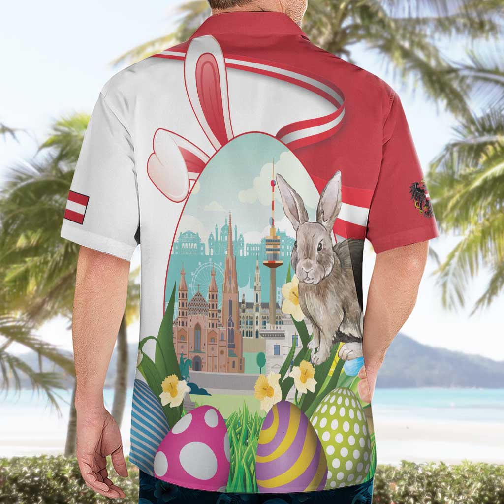 Happy Easter Austria Hawaiian Shirt Easter Eggs With St. Stephen's Cathedral