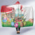 Happy Easter Austria Hooded Blanket Easter Eggs With St. Stephen's Cathedral