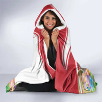 Happy Easter Austria Hooded Blanket Easter Eggs With St. Stephen's Cathedral