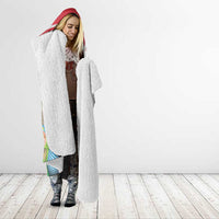 Happy Easter Austria Hooded Blanket Easter Eggs With St. Stephen's Cathedral