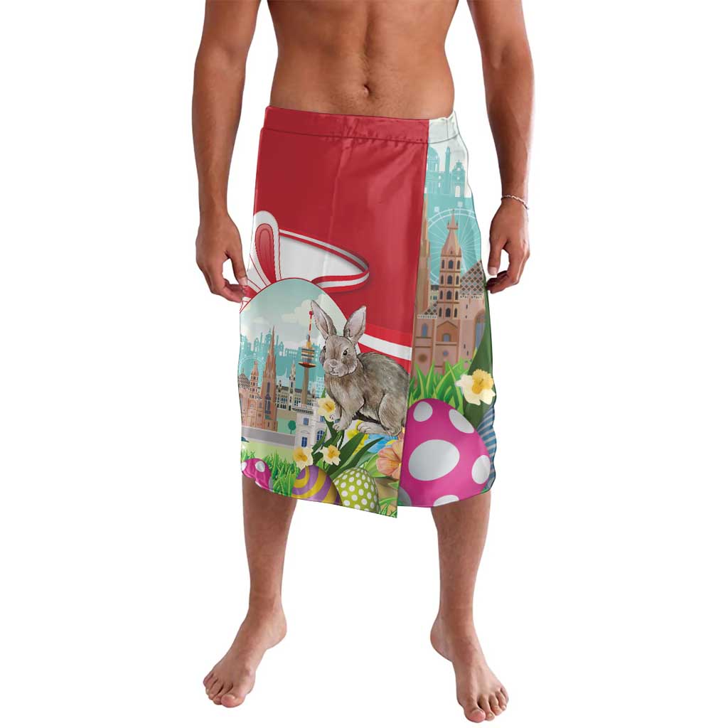 Happy Easter Austria Lavalava Easter Eggs With St. Stephen's Cathedral