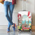 Happy Easter Austria Luggage Cover Easter Eggs With St. Stephen's Cathedral