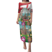 Happy Easter Austria Puletasi Easter Eggs With St. Stephen's Cathedral