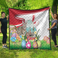 Happy Easter Austria Quilt Easter Eggs With St. Stephen's Cathedral
