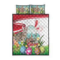 Happy Easter Austria Quilt Bed Set Easter Eggs With St. Stephen's Cathedral