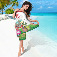 Happy Easter Austria Sarong Easter Eggs With St. Stephen's Cathedral