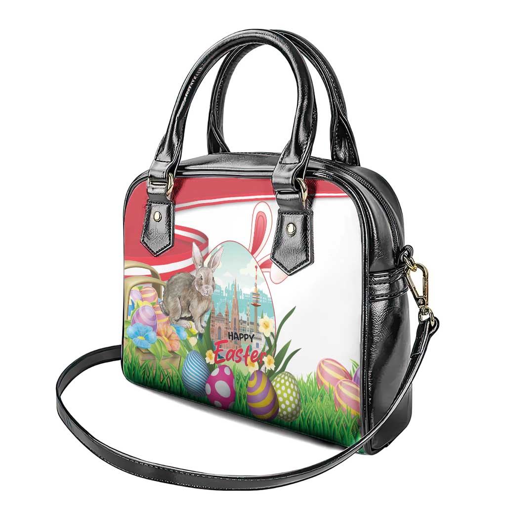 Happy Easter Austria Shoulder Handbag Easter Eggs With St. Stephen's Cathedral