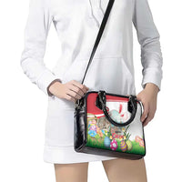 Happy Easter Austria Shoulder Handbag Easter Eggs With St. Stephen's Cathedral