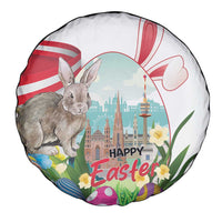 Happy Easter Austria Spare Tire Cover Easter Eggs With St. Stephen's Cathedral