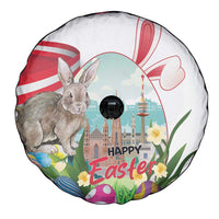 Happy Easter Austria Spare Tire Cover Easter Eggs With St. Stephen's Cathedral