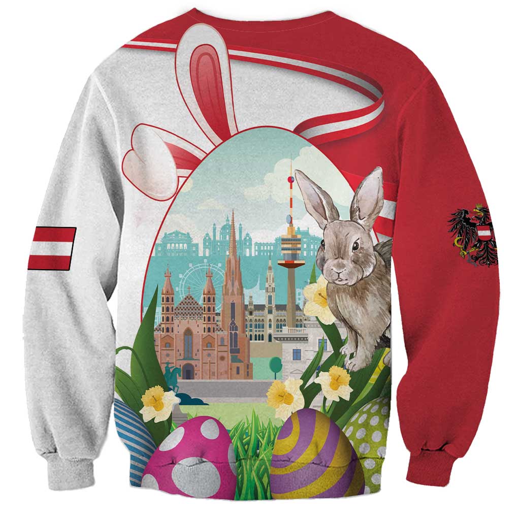 Happy Easter Austria Sweatshirt Easter Eggs With St. Stephen's Cathedral