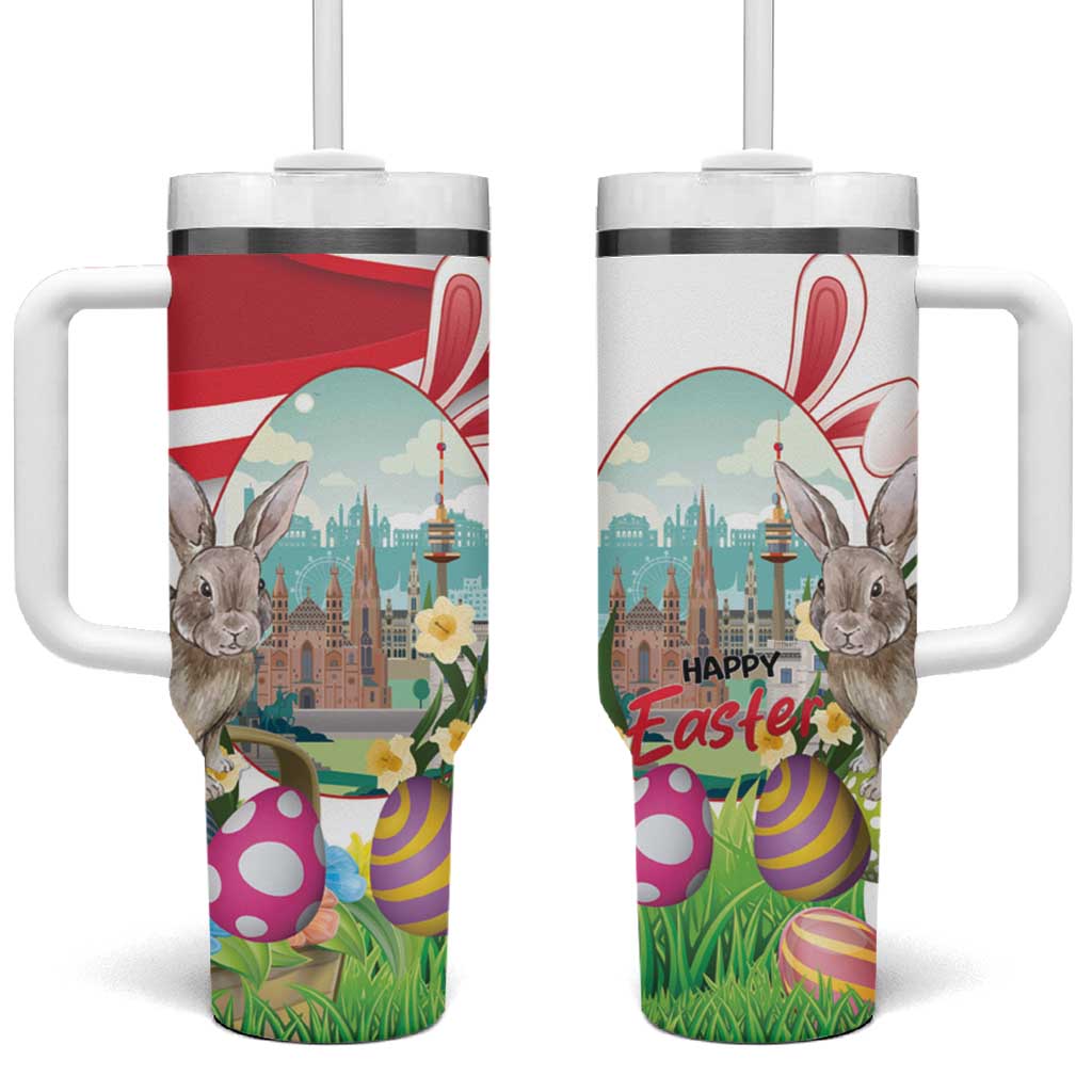 Happy Easter Austria Tumbler With Handle Easter Eggs With St. Stephen's Cathedral