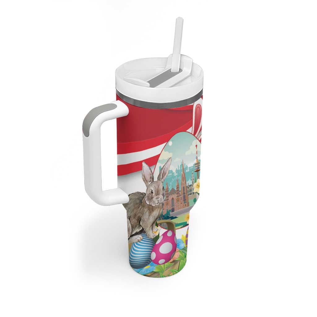 Happy Easter Austria Tumbler With Handle Easter Eggs With St. Stephen's Cathedral
