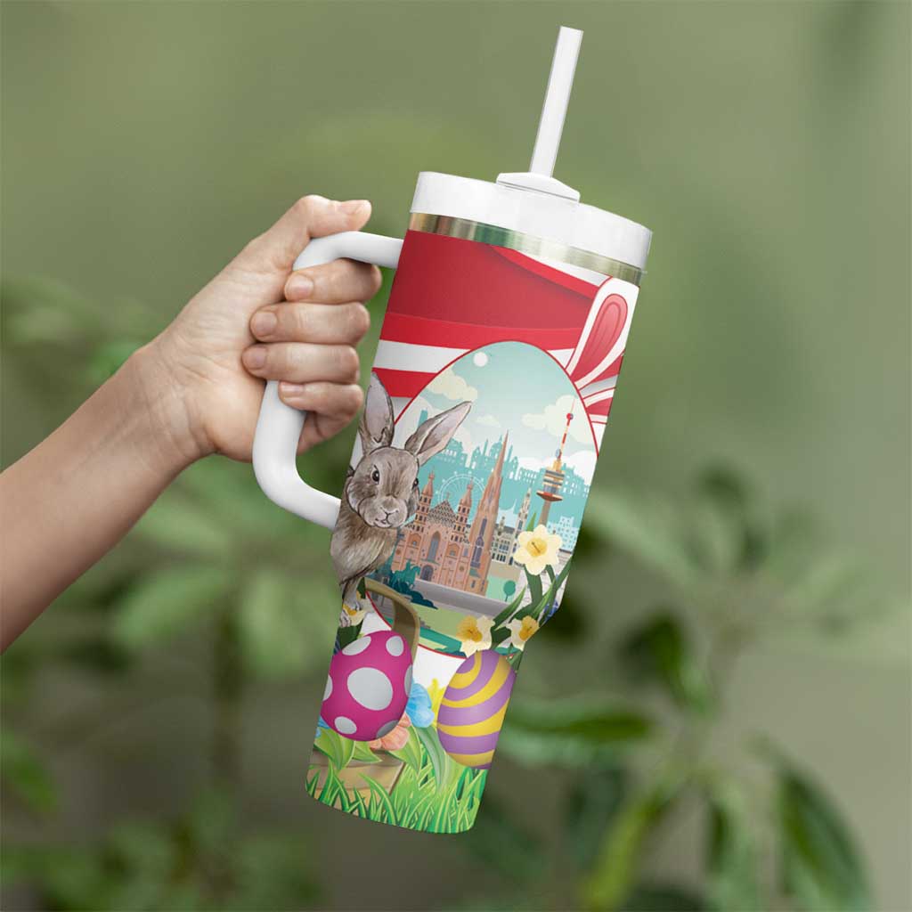 Happy Easter Austria Tumbler With Handle Easter Eggs With St. Stephen's Cathedral