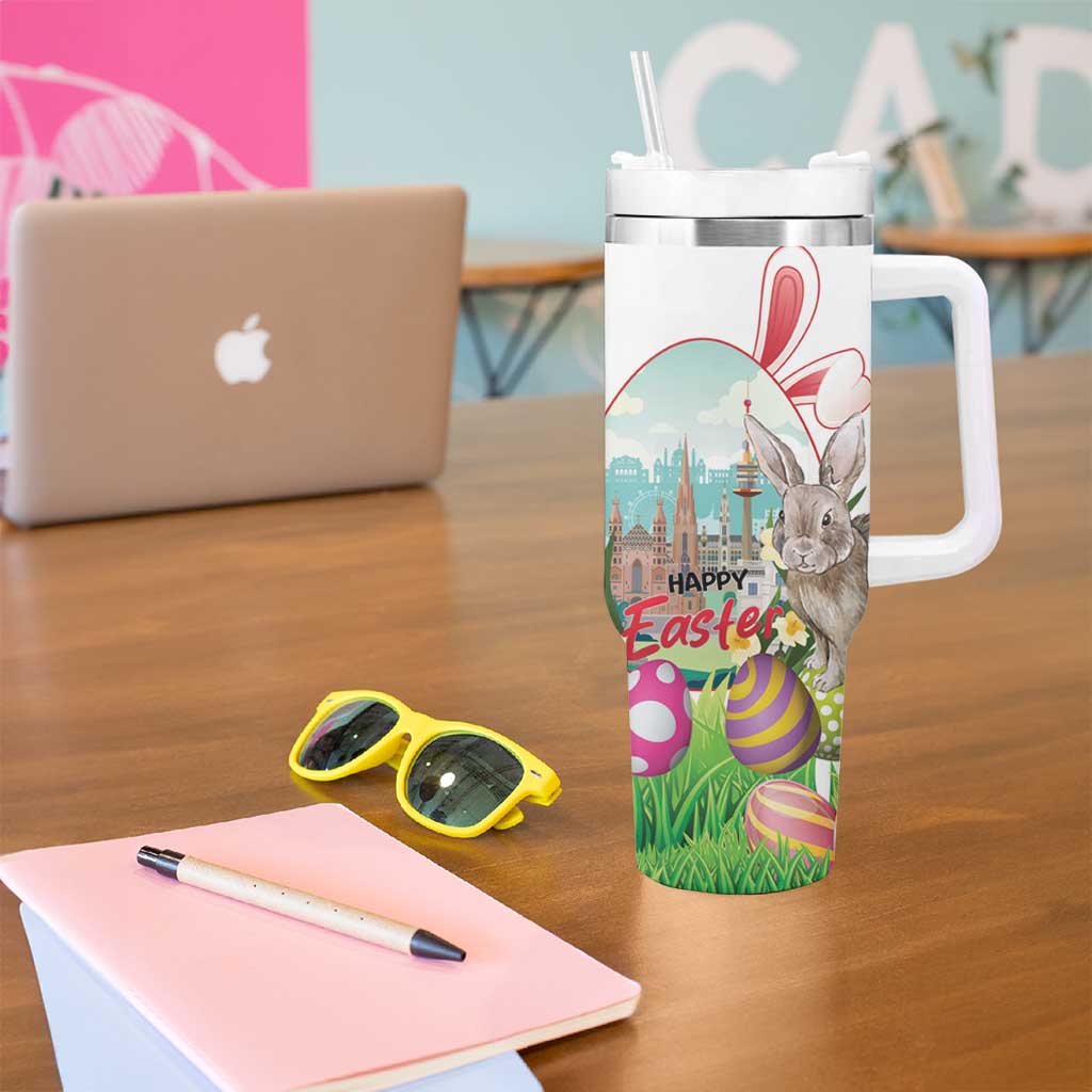 Happy Easter Austria Tumbler With Handle Easter Eggs With St. Stephen's Cathedral