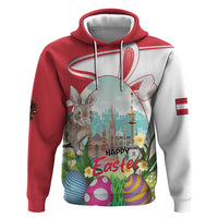 Happy Easter Austria Zip Hoodie Easter Eggs With St. Stephen's Cathedral