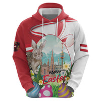 Happy Easter Austria Zip Hoodie Easter Eggs With St. Stephen's Cathedral