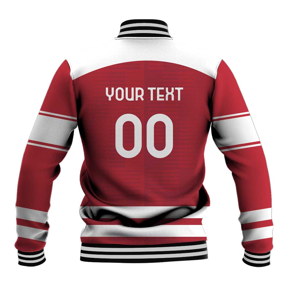 Custom Denmark Hockey Baseball Jacket Danish Lions