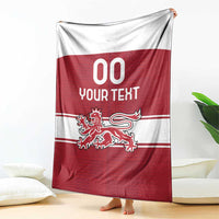 Custom Denmark Hockey Blanket Danish Lions
