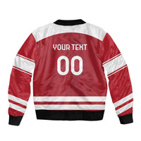 Custom Denmark Hockey Bomber Jacket Danish Lions
