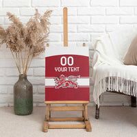 Custom Denmark Hockey Canvas Wall Art Danish Lions
