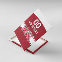 Custom Denmark Hockey Canvas Wall Art Danish Lions