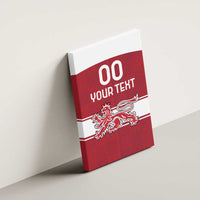 Custom Denmark Hockey Canvas Wall Art Danish Lions