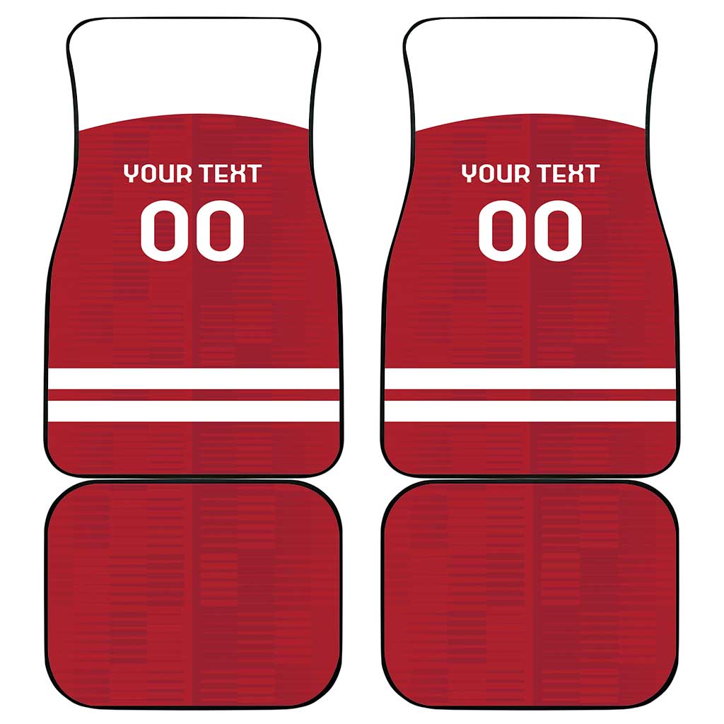 Custom Denmark Hockey Car Mats Danish Lions