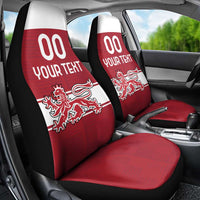 Custom Denmark Hockey Car Seat Cover Danish Lions