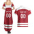 Custom Denmark Hockey Couples Matching Summer Maxi Dress and Hawaiian Shirt Danish Lions