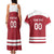 Custom Denmark Hockey Couples Matching Tank Maxi Dress and Hawaiian Shirt Danish Lions