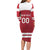 Custom Denmark Hockey Family Matching Long Sleeve Bodycon Dress and Hawaiian Shirt Danish Lions