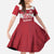 Custom Denmark Hockey Family Matching Off The Shoulder Long Sleeve Dress and Hawaiian Shirt Danish Lions