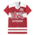 Custom Denmark Hockey Family Matching Off The Shoulder Long Sleeve Dress and Hawaiian Shirt Danish Lions