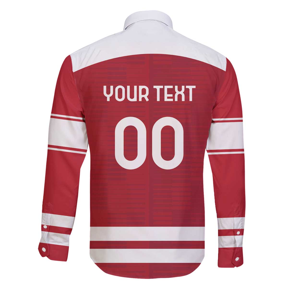 Custom Denmark Hockey Family Matching Off The Shoulder Long Sleeve Dress and Hawaiian Shirt Danish Lions