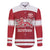 Custom Denmark Hockey Family Matching Puletasi and Hawaiian Shirt Danish Lions