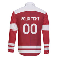 Custom Denmark Hockey Family Matching Tank Maxi Dress and Hawaiian Shirt Danish Lions