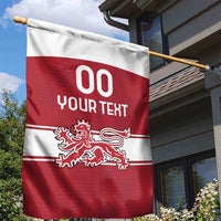 Custom Denmark Hockey Garden Flag Danish Lions