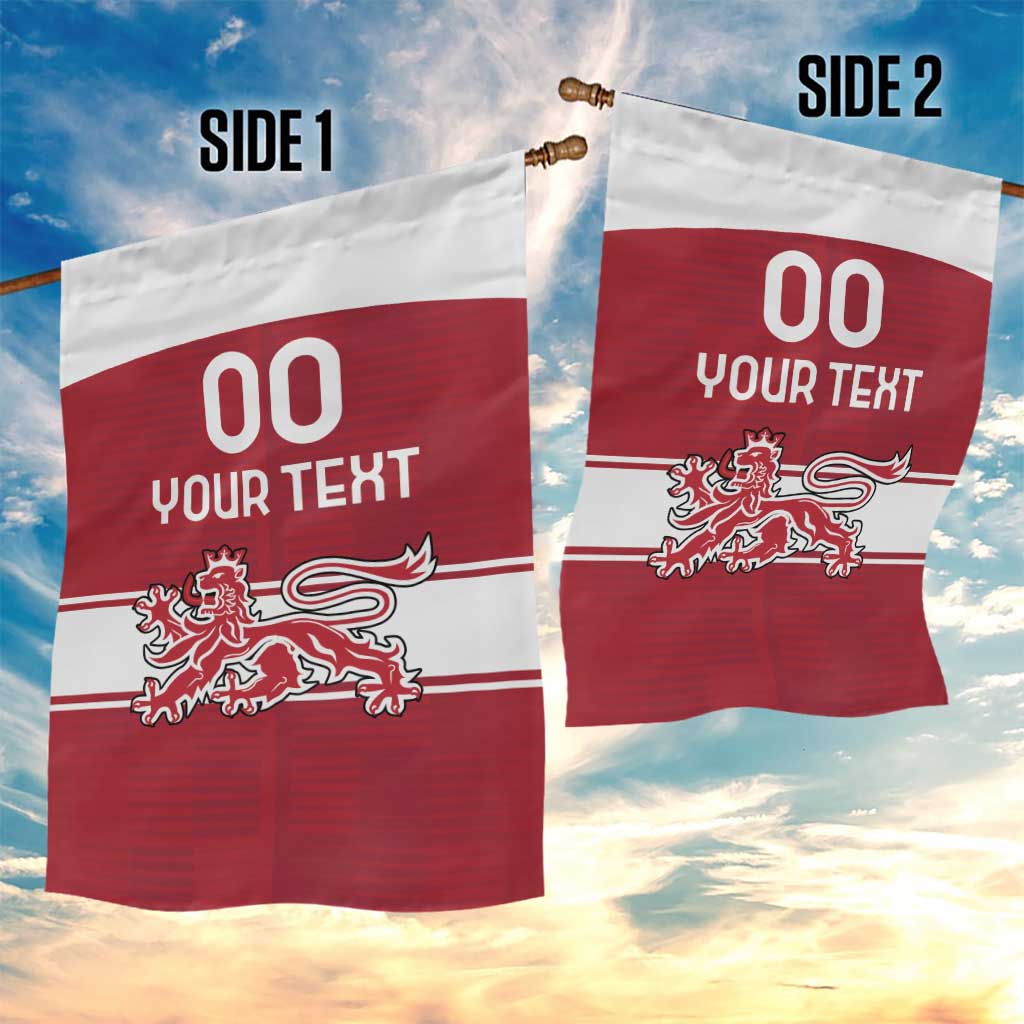 Custom Denmark Hockey Garden Flag Danish Lions