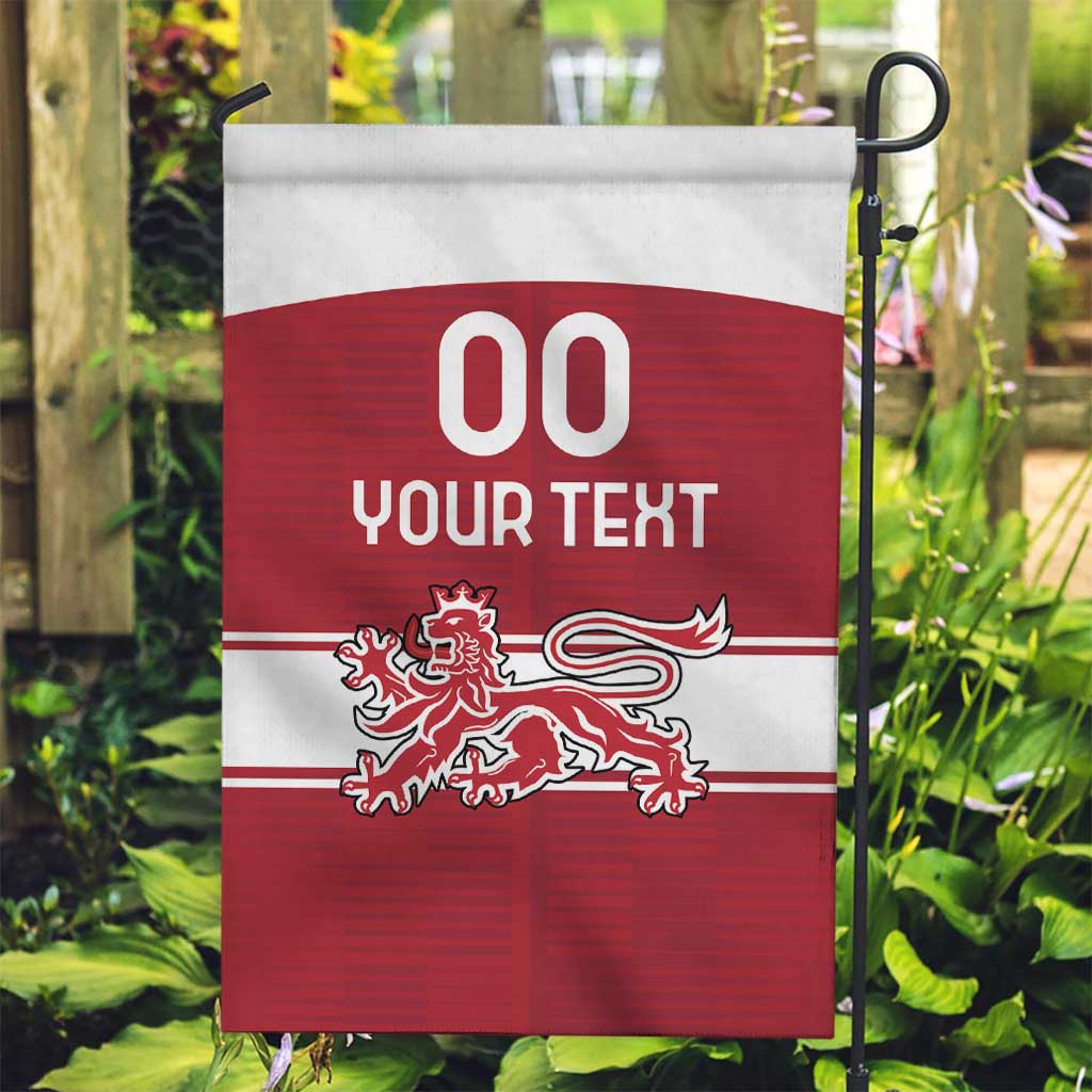 Custom Denmark Hockey Garden Flag Danish Lions