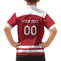 Custom Denmark Hockey Hawaiian Shirt Danish Lions