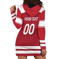 Custom Denmark Hockey Hoodie Dress Danish Lions