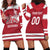 Custom Denmark Hockey Hoodie Dress Danish Lions