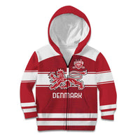 Custom Denmark Hockey Kid Hoodie Danish Lions