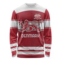 Custom Denmark Hockey Long Sleeve Shirt Danish Lions