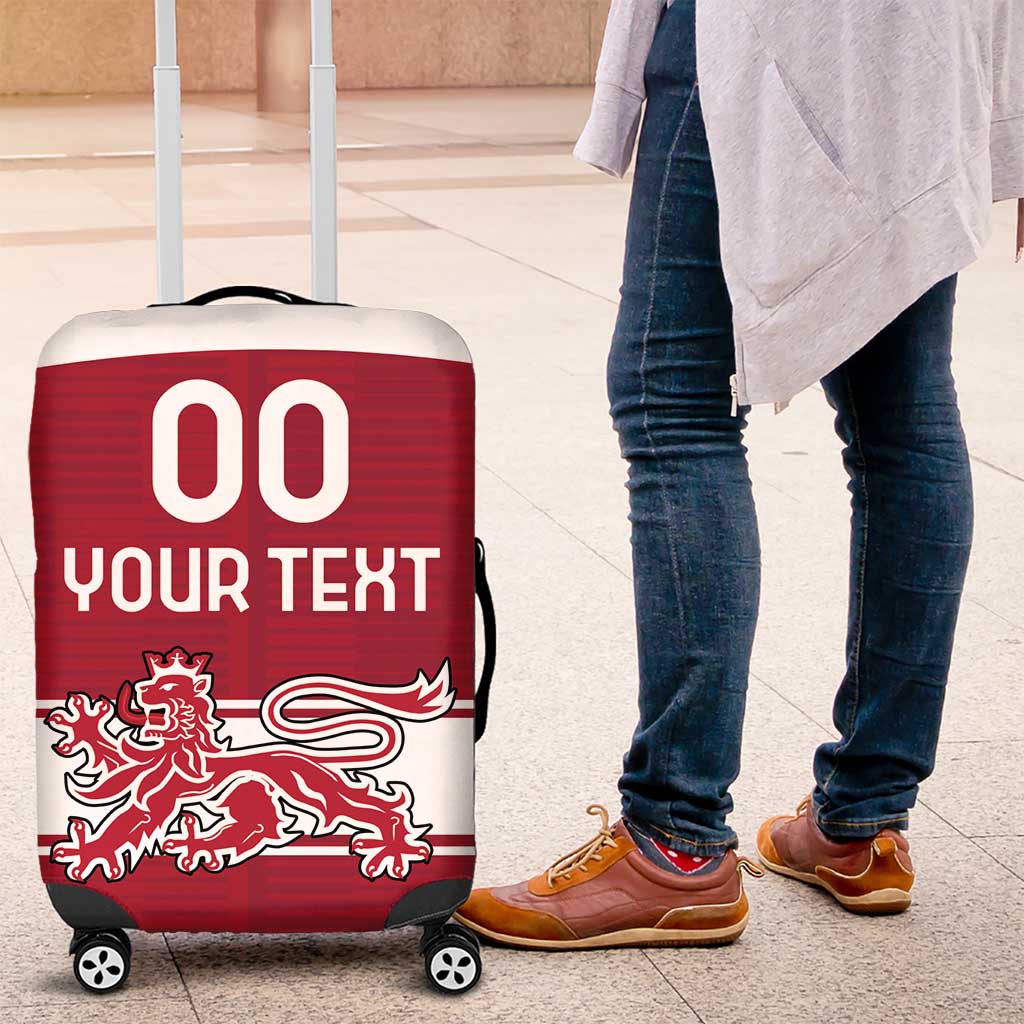 Custom Denmark Hockey Luggage Cover Danish Lions