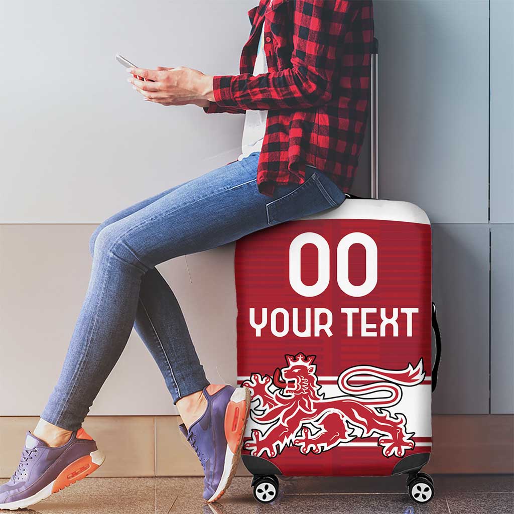 Custom Denmark Hockey Luggage Cover Danish Lions