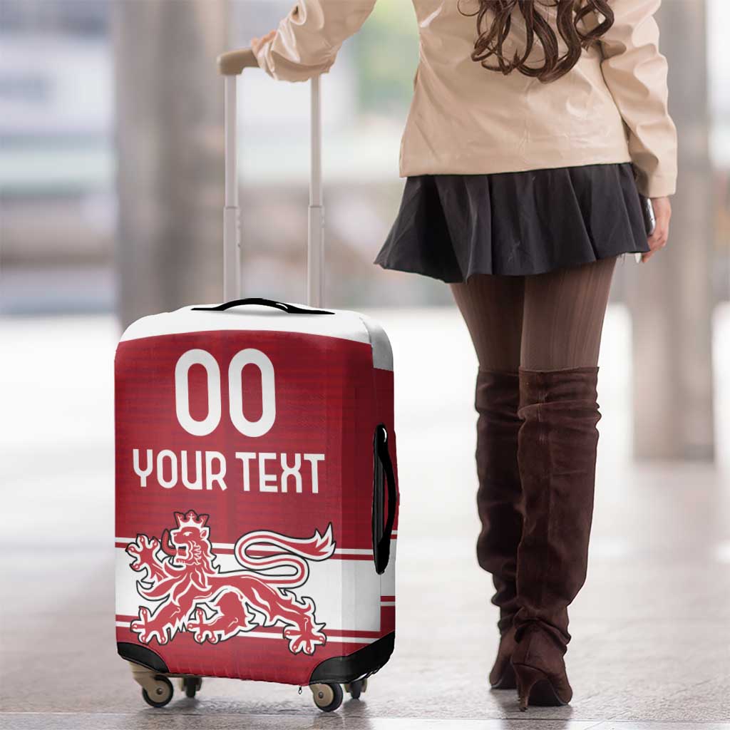 Custom Denmark Hockey Luggage Cover Danish Lions