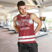 Custom Denmark Hockey Men Tank Top Danish Lions