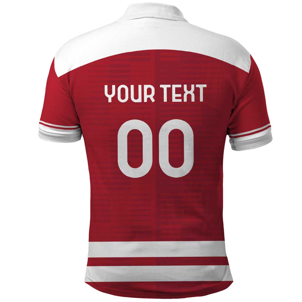 Custom Denmark Hockey Polo Shirt Danish Lions